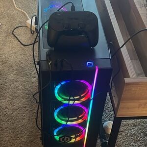RGB Gaming PC with Controller